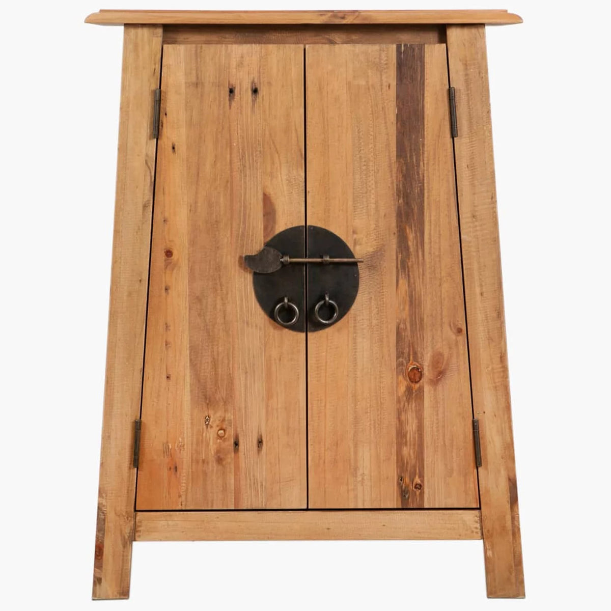 Recycled Pinewood Bathroom Storage Cabinet with Shelf Z771