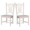 Solid Wood Sheafback Dining Chairs, Set of 2 Y9113