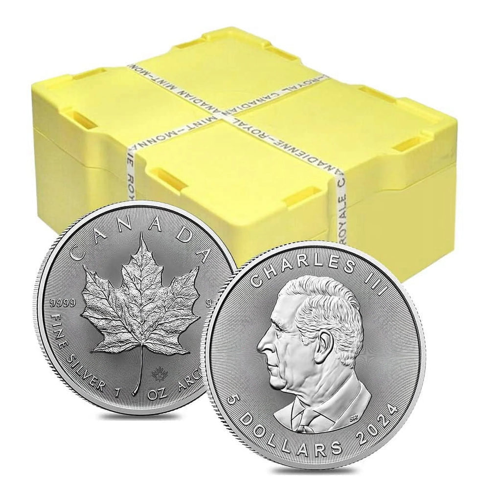 25 - 1 oz Canadian Silver Maple Leaf Coin Y61384