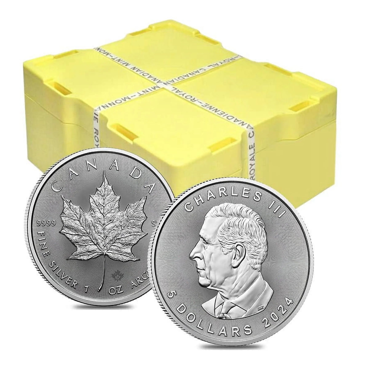 25 - 1 oz Canadian Silver Maple Leaf Coin Y61384