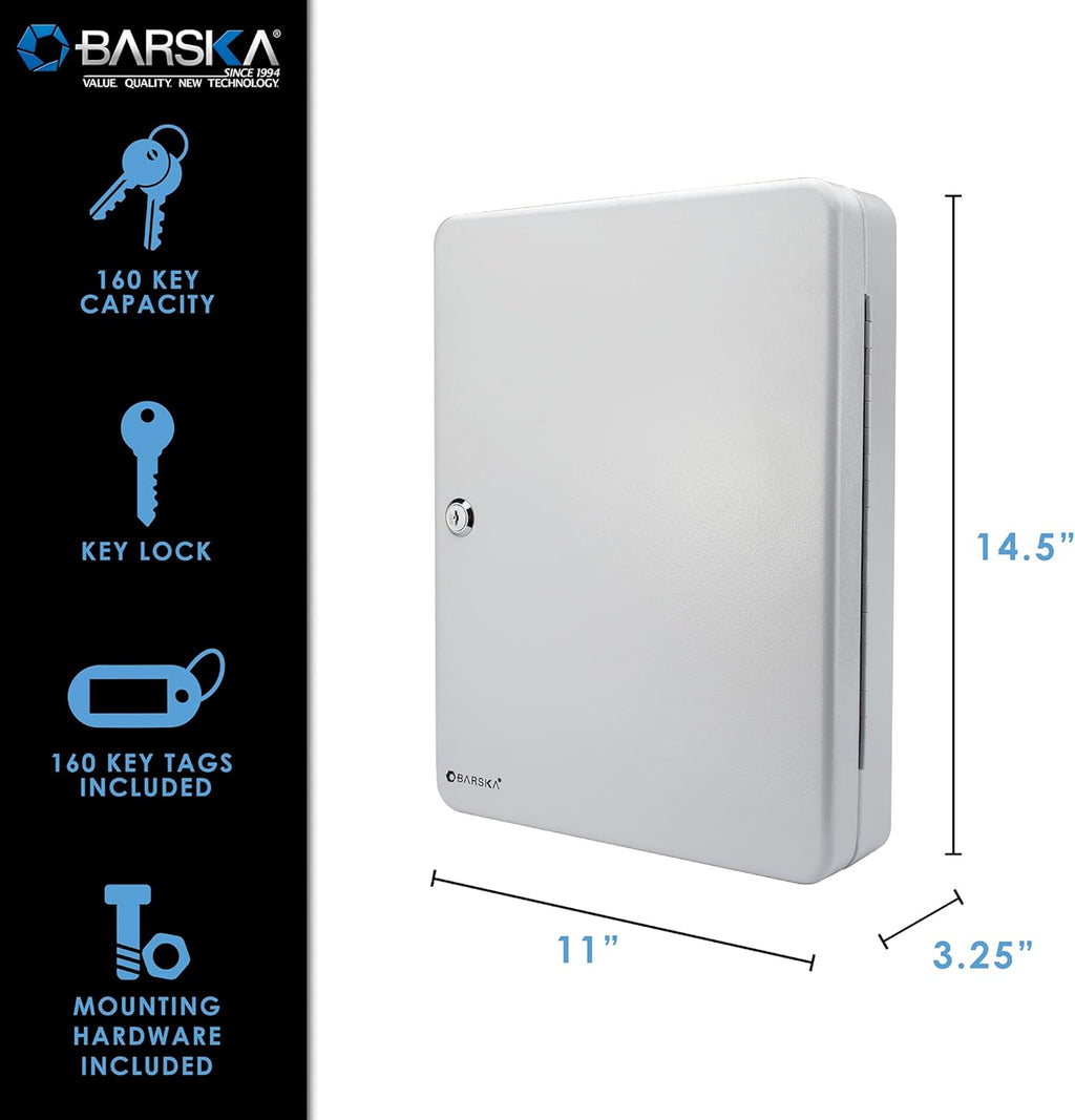 Key Lock 160 Position Key Cabinet Grey S3425