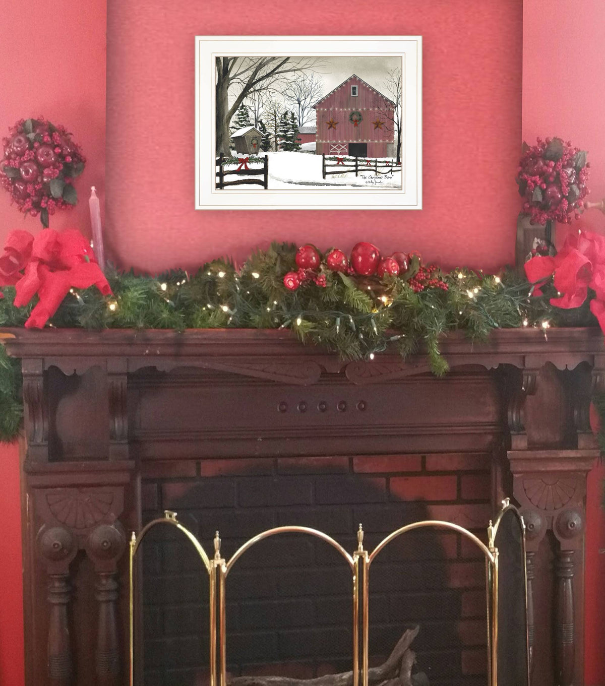 Christmas Framed Print White Frame X106823