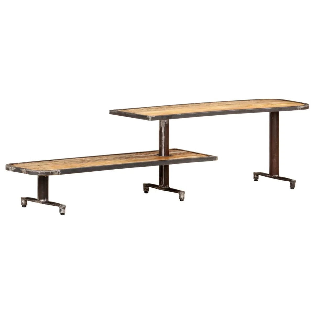 Solid Mango Wood TV Cabinet 63in x 11.8in x 15.7in W4980