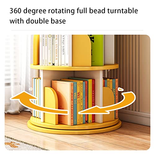 5-Shelf 360 Degree Rotating Bookcase Grey 50 * 157cm C93460