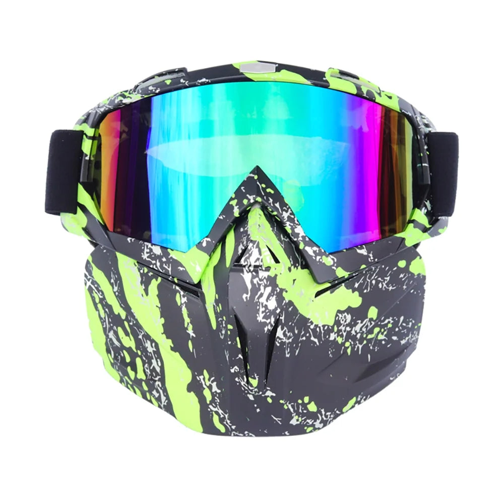 Winter Snow Sport Goggles Ski Snowboard Snowmobile Face Cover Eyewear J50895