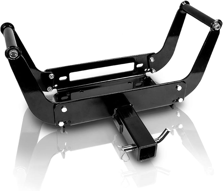 Winch Mounting Plate Cradle Bracket 8000lbs-13000lbs Capacity Foldable Pack of 2 B310