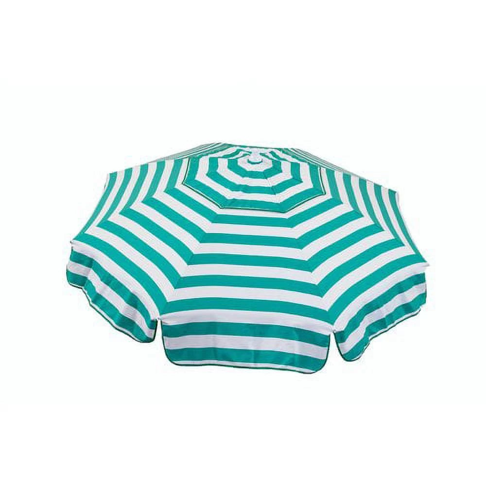 Orange and White Striped Acrylic Umbrella K288