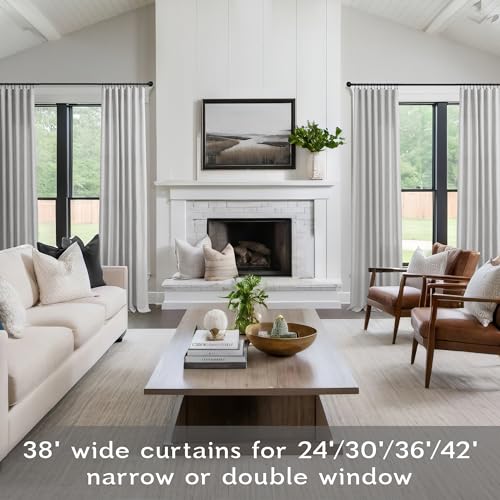 Sheer Linen Blended Curtains Q7938