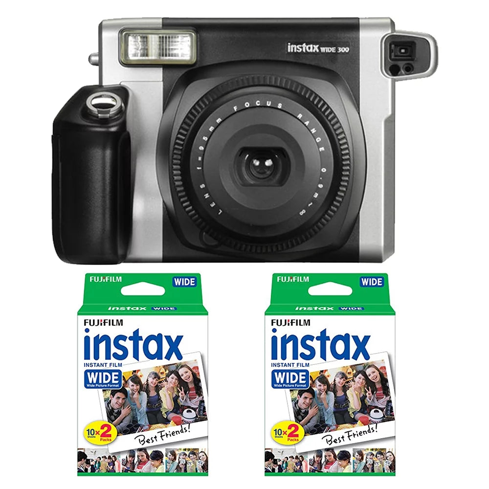 Instax Wide 300 Camera and 40 Sheets Film W4339