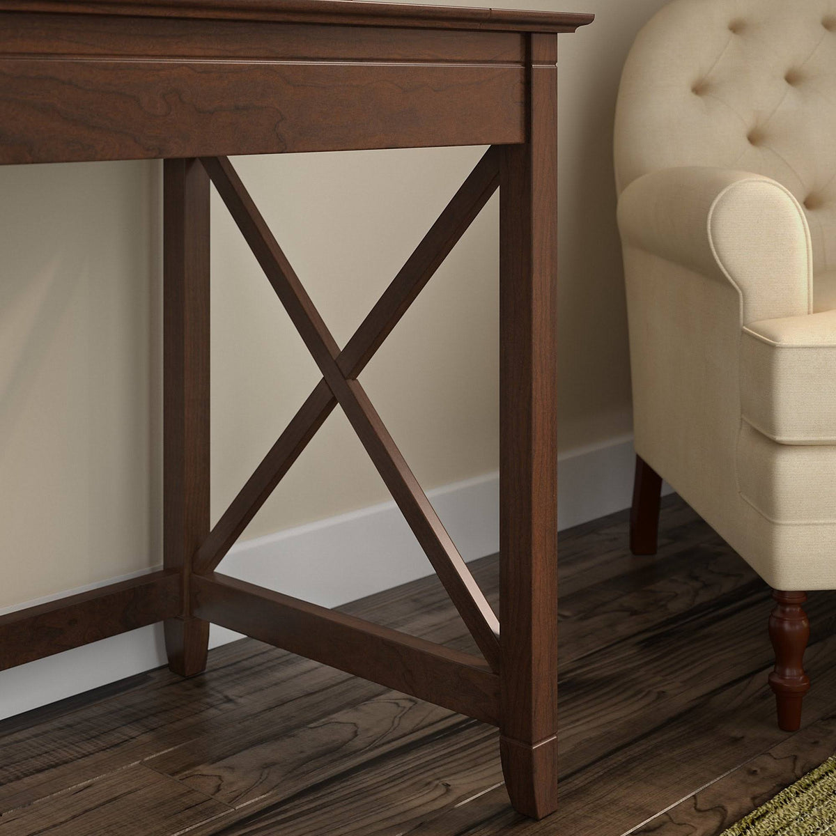 48W Writing Desk with 2 Drawer Mobile File Cabinet P816832