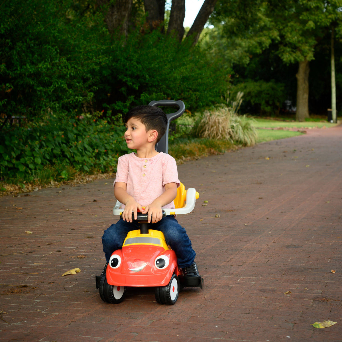 Red 3 in 1 Ride on Car T8692