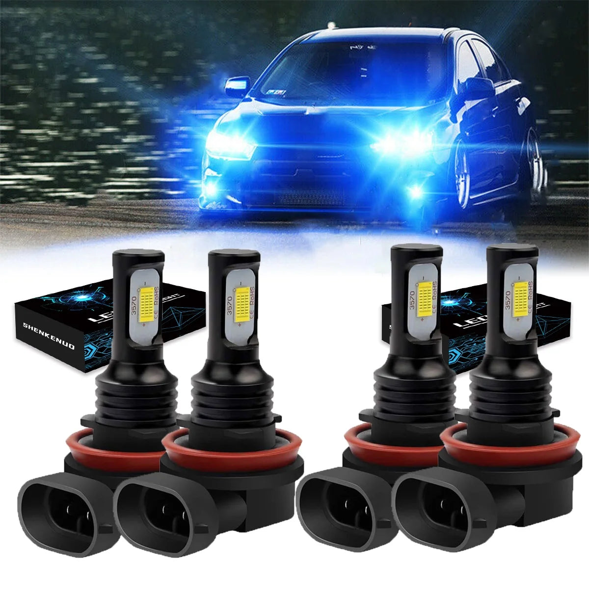 H9 H11 High/Low Beam Headlights T265