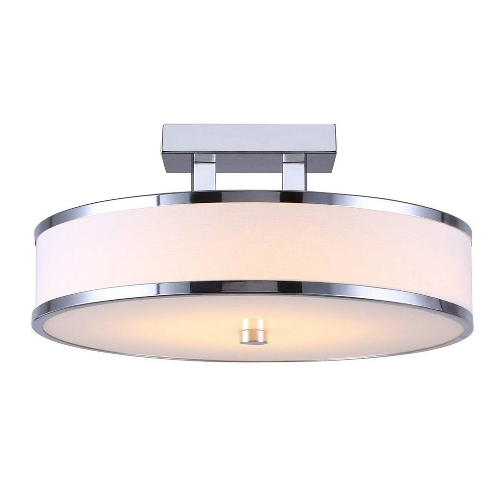 Chrome LED Flush Mount Z455