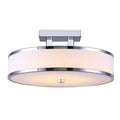 Chrome LED Flush Mount Z455