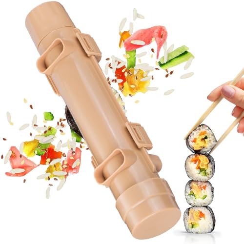 Sushi Maker with Sushi Bazooka Food Grade Plastic Sushi Roller Mold Q643431