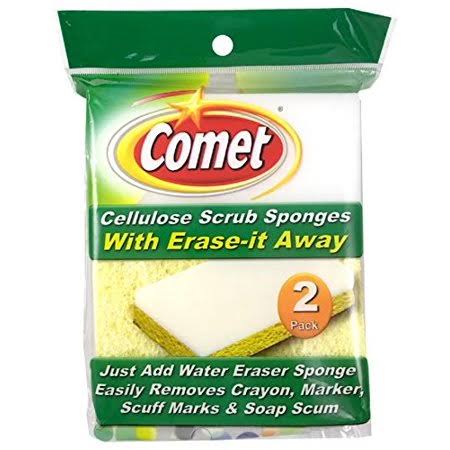 8 Pack Cellulose Scrub Sponges O22866