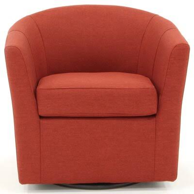 Swivel Barrel Chair Picante Polyester Blend Z78982