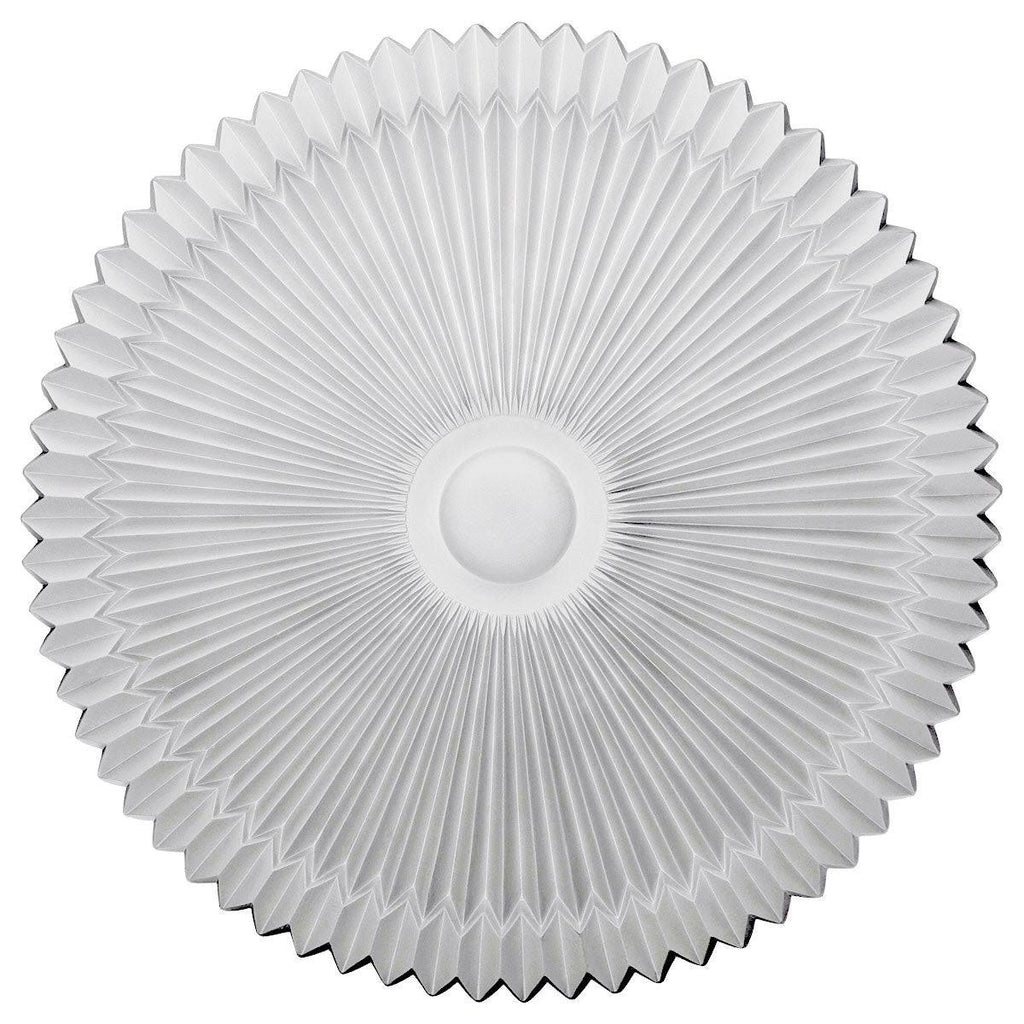 24 inch x 3 inch Hand-Painted Jet Black Ceiling Medallion H37772