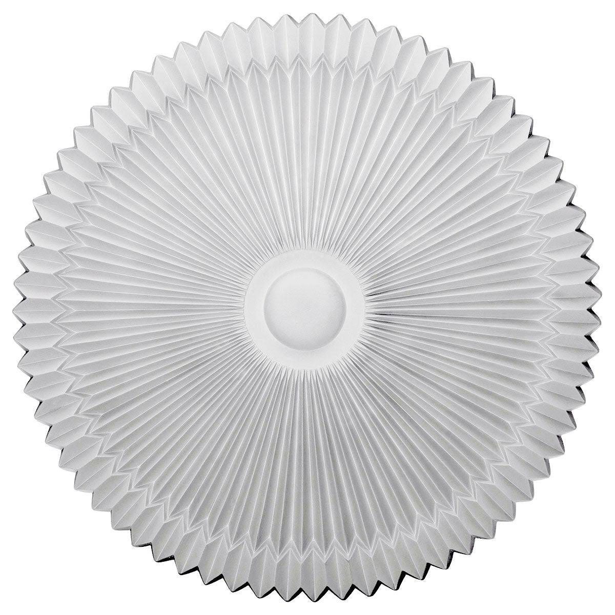 24 inch x 3 inch Hand-Painted Jet Black Ceiling Medallion H37772