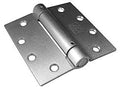Single Acting Spring Hinge, Square Corner, Satin Stainless G920