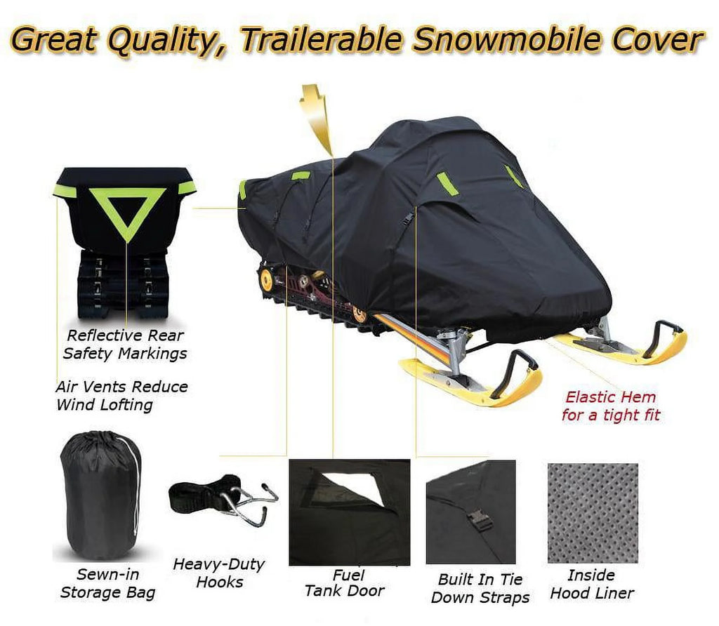 Trailerable 600 Denier Snowmobile Cover U71423