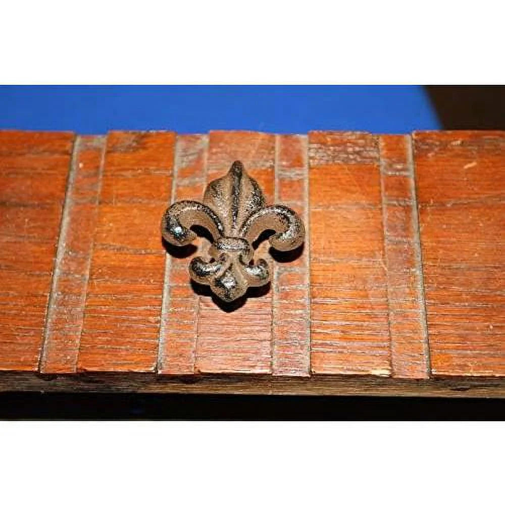 Cast Iron Fleur De Lis Cabinet Knobs, Pack Of 30 A612