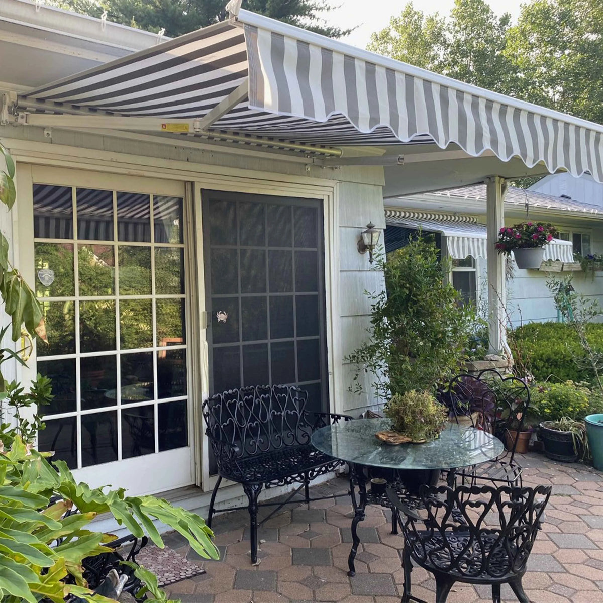 20' x 10' Retractable Motorized Patio Awning L867