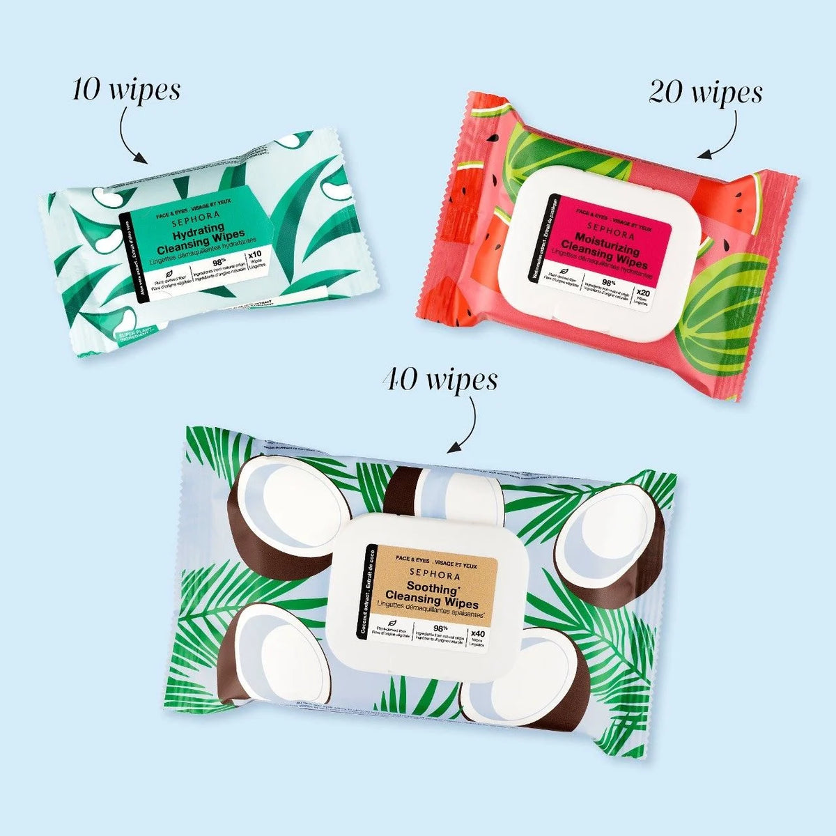 Cleansing + Exfoliating Wipes F28160