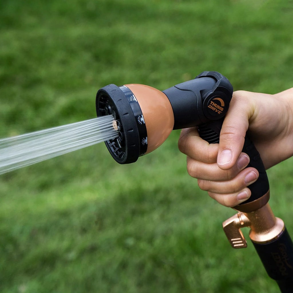 Copper Bullet Expandable Hose with Thumb Spray Nozzle 75 ft I6521