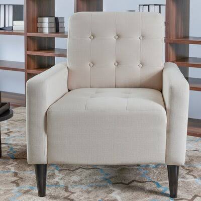 Cream Beige Tufted Armchair K632964