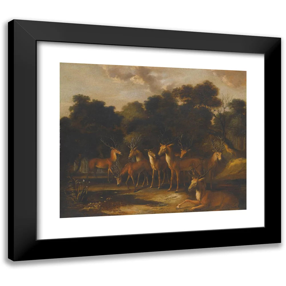 Black Modern Framed Art Print B672805