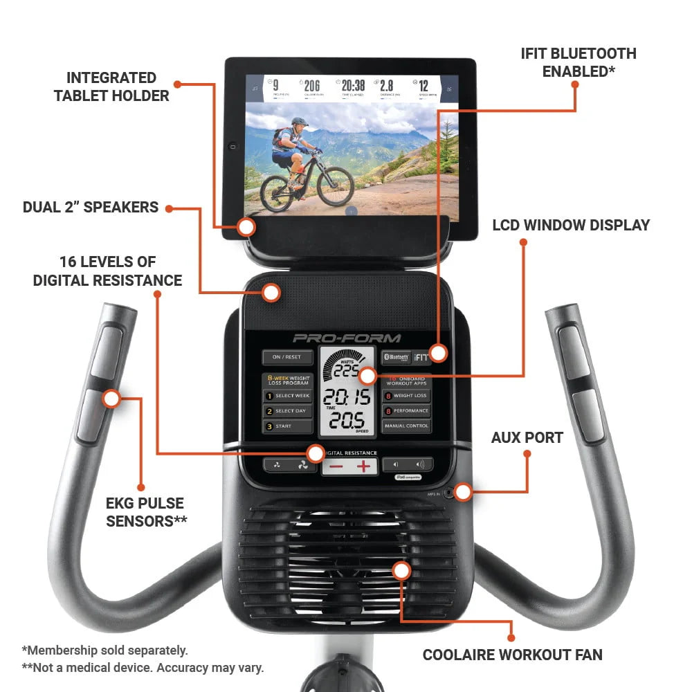Recumbent Exercise Bike V975