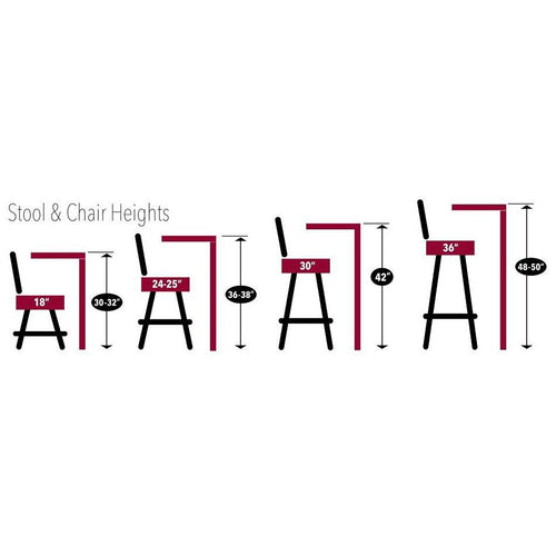 36 in. Bar Stool M9007