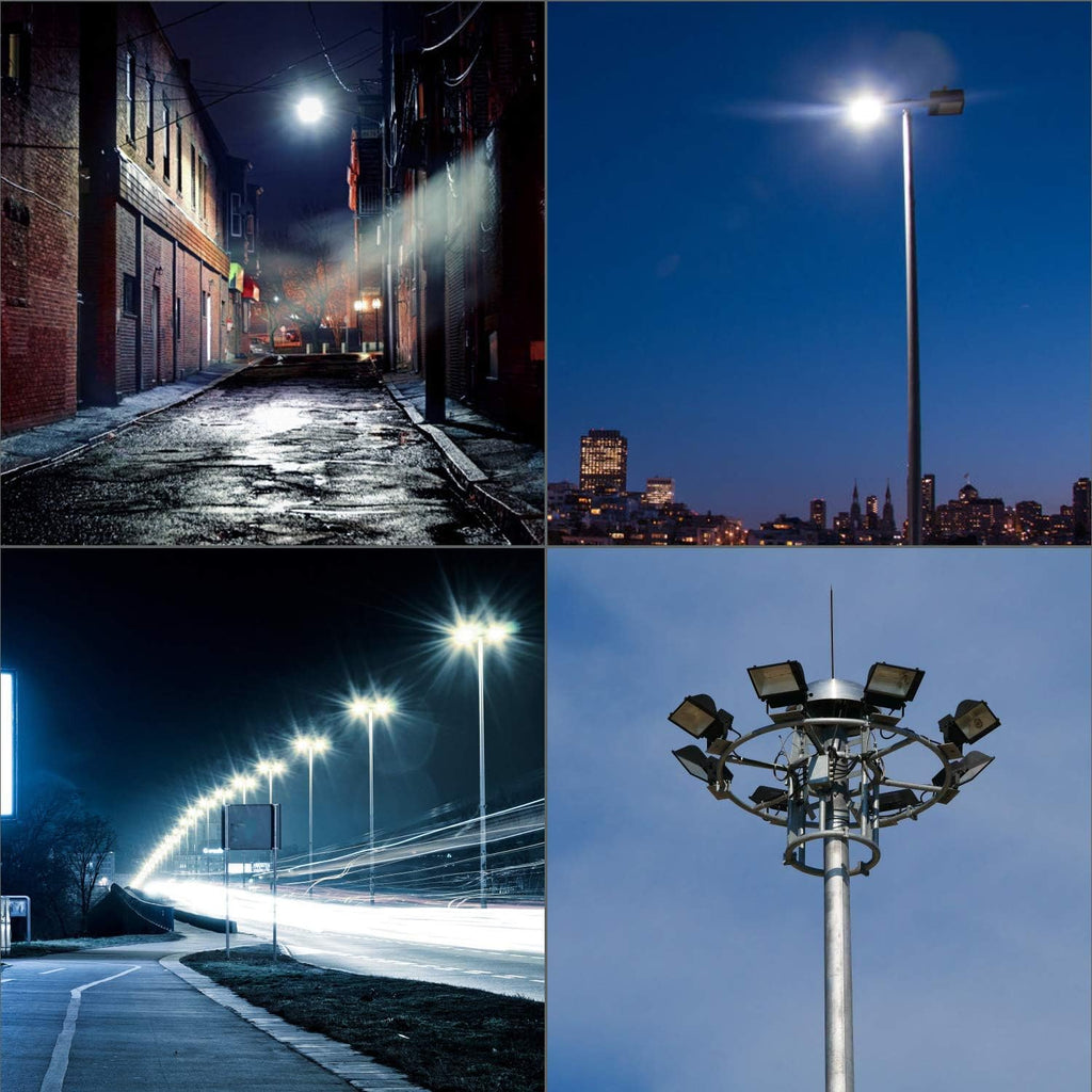 Dual 42 LEDs 6500K Dusk to Dawn IP65 Waterproof Solar Flood Lights L36055