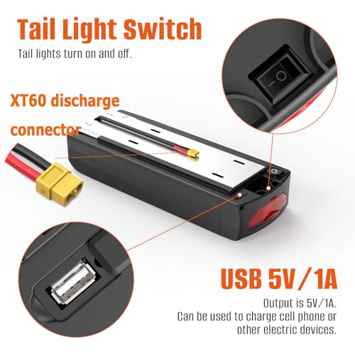 52V 72V 20AH 25AH 28.8AH Waterproof Lithium Battery with Rack K359214