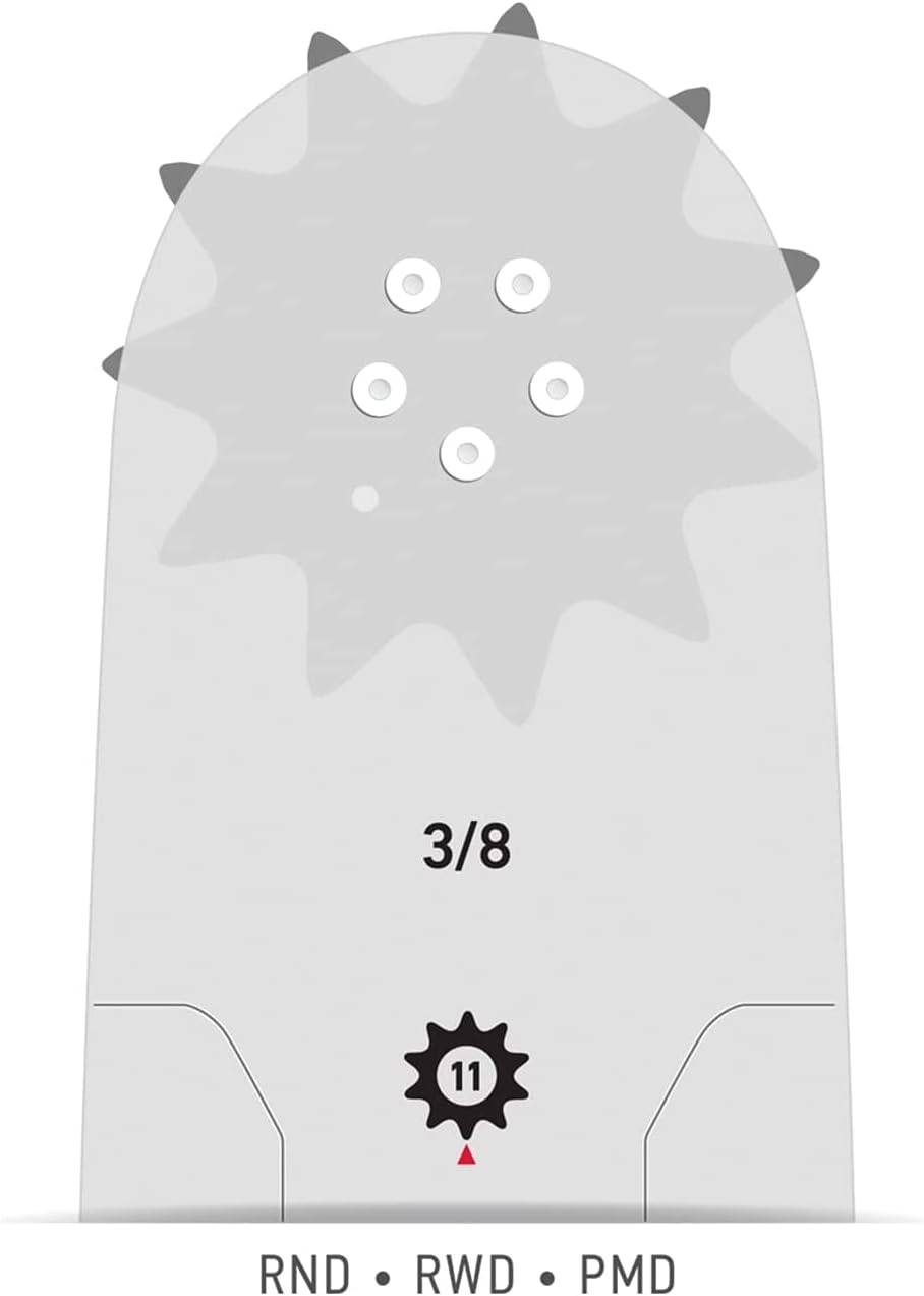 24/25 Inch Laminated Chainsaw Guide Bar Saw Chain Combo 3/8 Pitch 0.063 Chain Gauge 84DL Pack of 2 W738