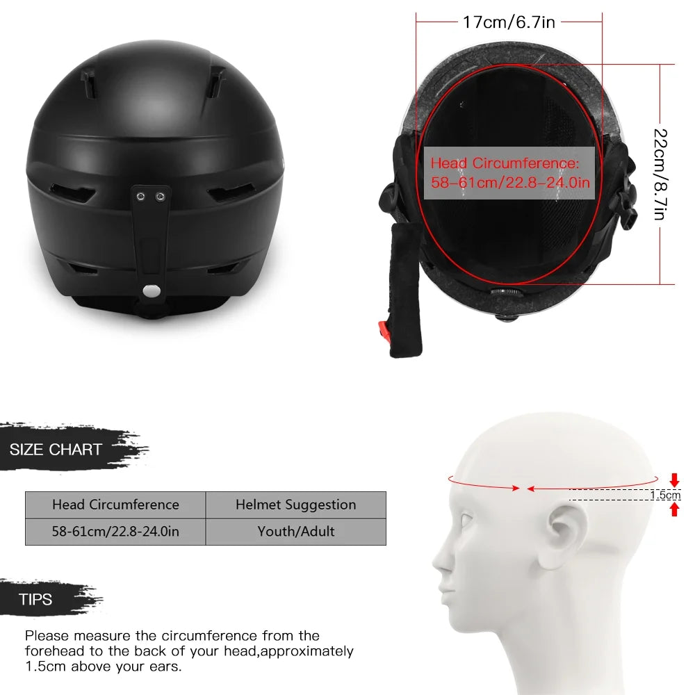 Ski Helmet for Men, Women & Youth D41841