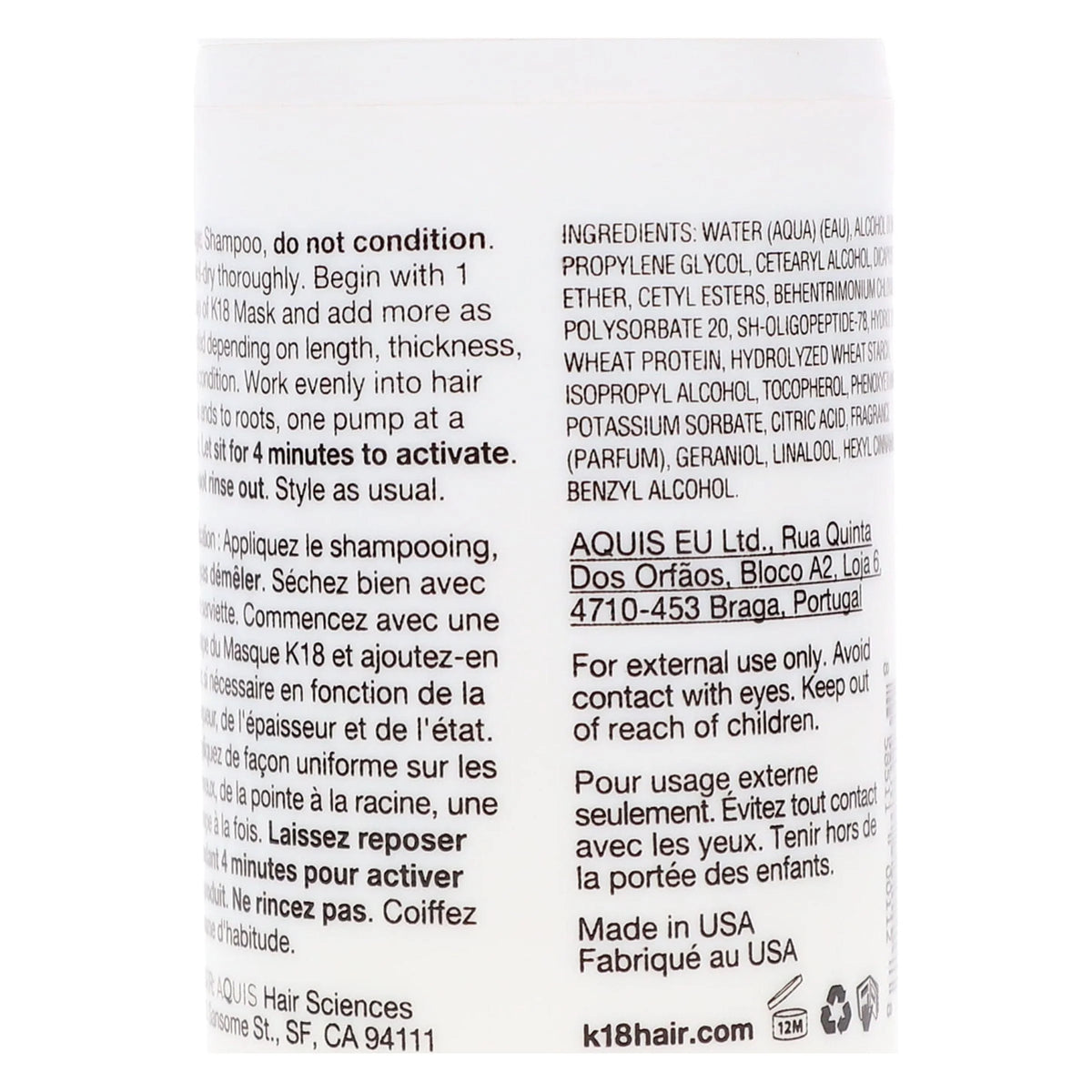 Leave-In Molecular Repair Hair Mask 1.7 oz Z83969