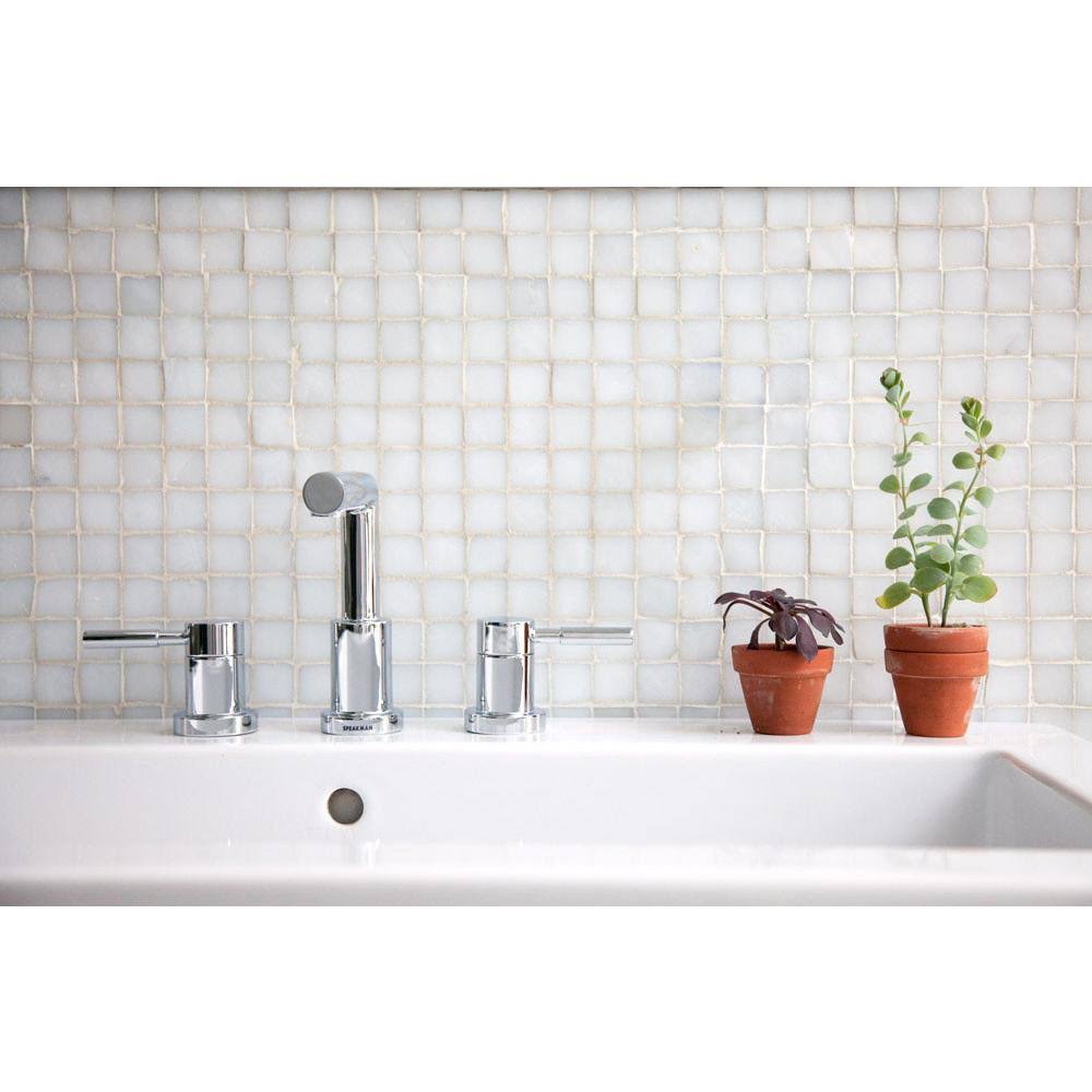 Polished Chrome Neo Widespread Bathroom Faucet Q72499