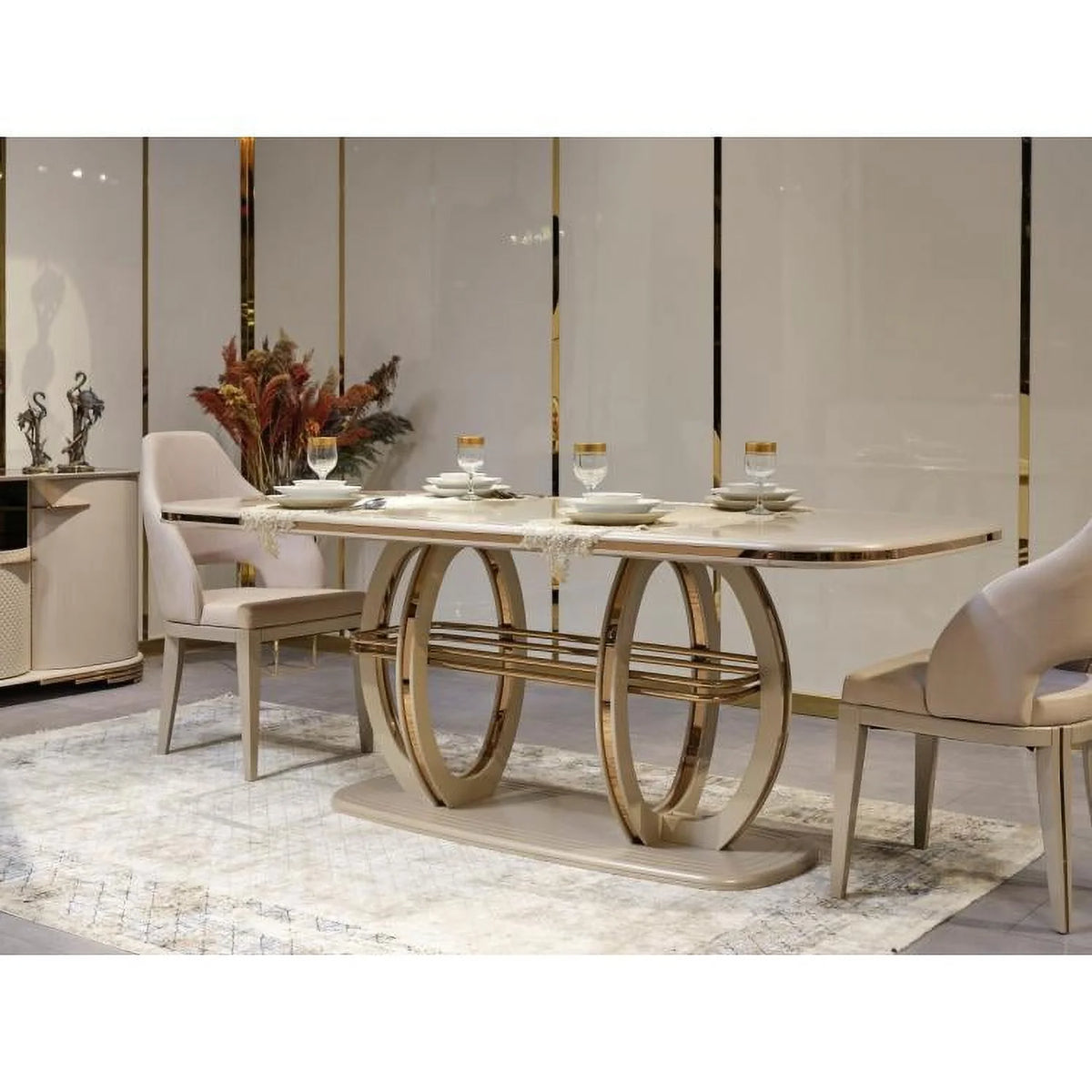 102" Dining Room Table Q4087