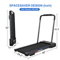 2 in 1 Under Desk Treadmill 2.5HP Blue H5381