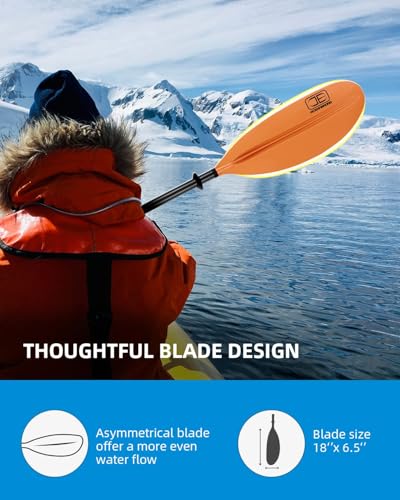 Carbon Fiber Kayak Paddle 90.5in/230cm with Paddle Leash G217