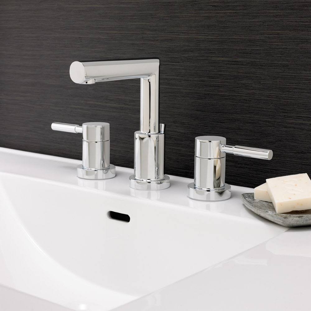 Polished Chrome Neo Widespread Bathroom Faucet Q72499
