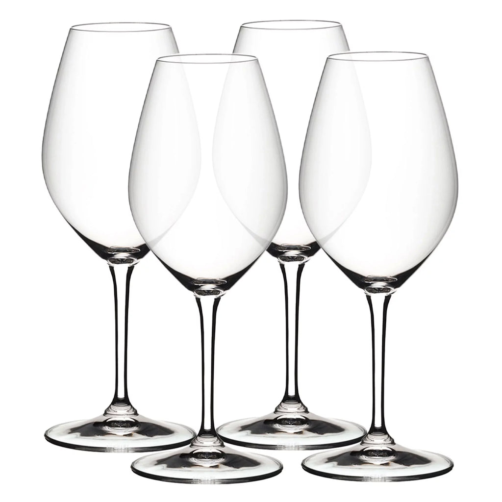 34.25 Oz Merlot Red Wine Decanter with Stemmed Glasses, 4 Pcs G135670