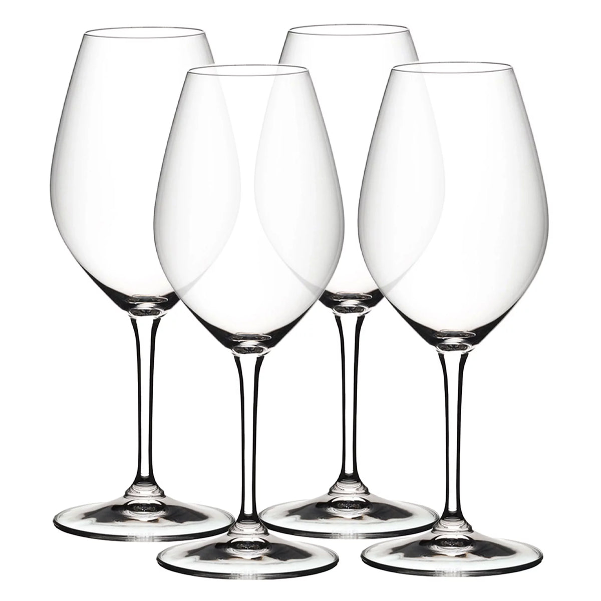 34.25 Oz Merlot Red Wine Decanter with Stemmed Glasses, 4 Pcs G135670