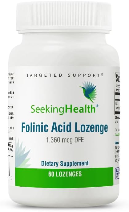 Folinic Acid Supplement 1360 mcg 60 Lozenges Q9898