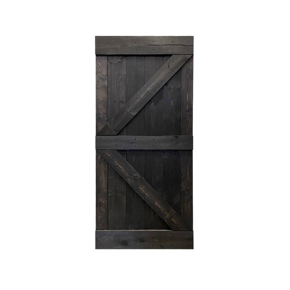 Pre Assembled Solid Pine Wood Interior Sliding Barn Door Slab H64423