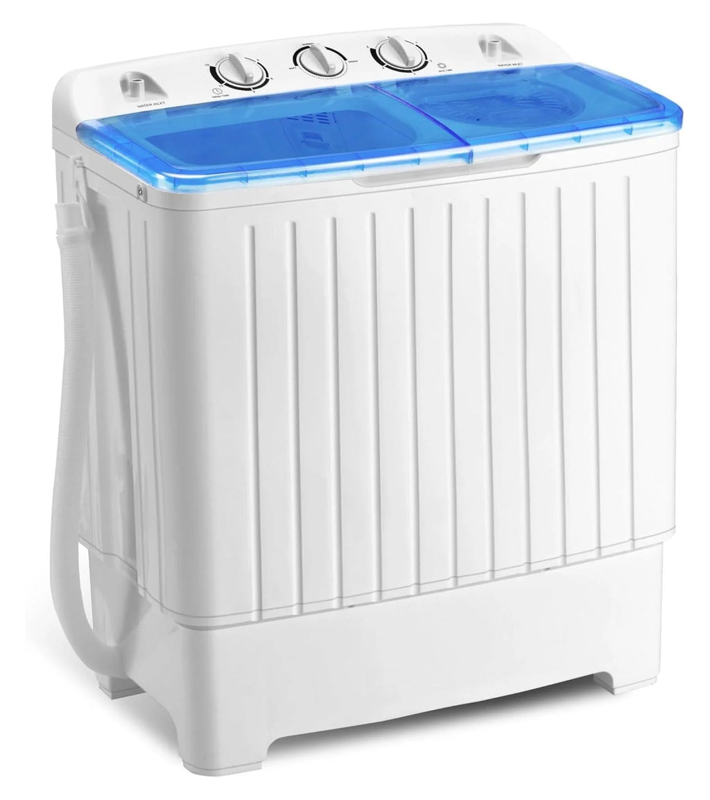 Portable 20lbs Washer and Dryer Combo Black E728
