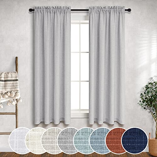 Sheer Linen Blended Curtains Q7938