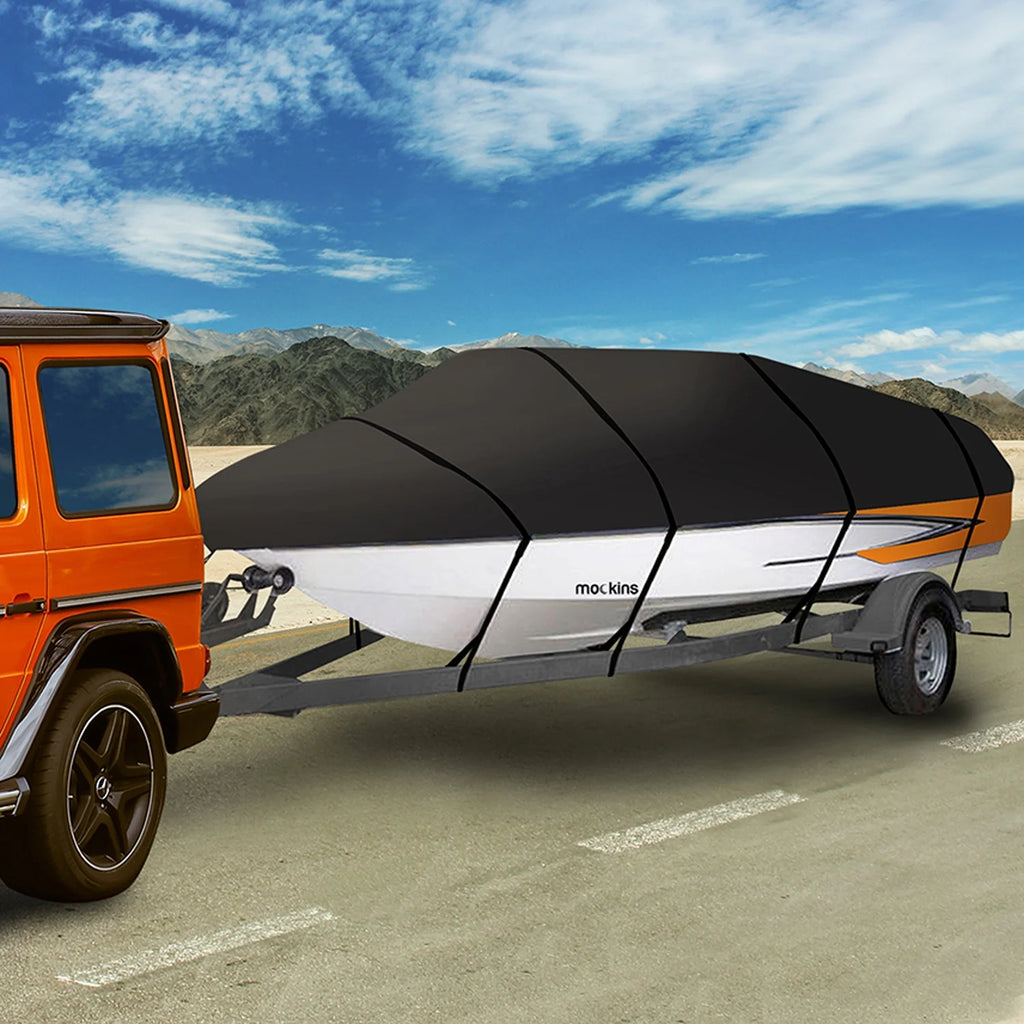 600D Polyester Oxford Trailerable Boat Cover H255